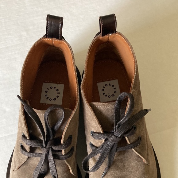 GEORGE BROWN Bilt Crafted in Italy, Suede Chukka Boots/Preowned - Picture 7 of 15